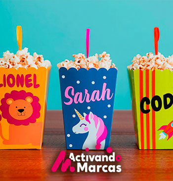 Cajas crispetas personalizadas