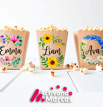 Cajas crispetas personalizadas
