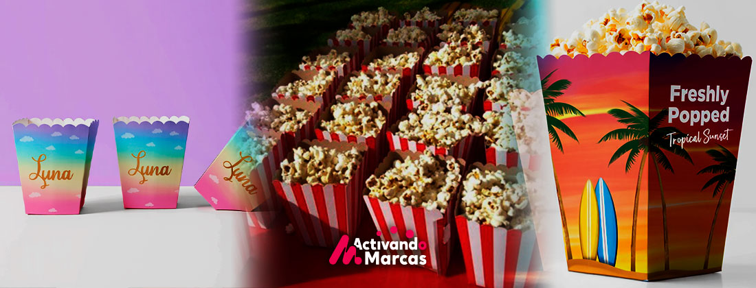 Cajas personalizadas crispetas