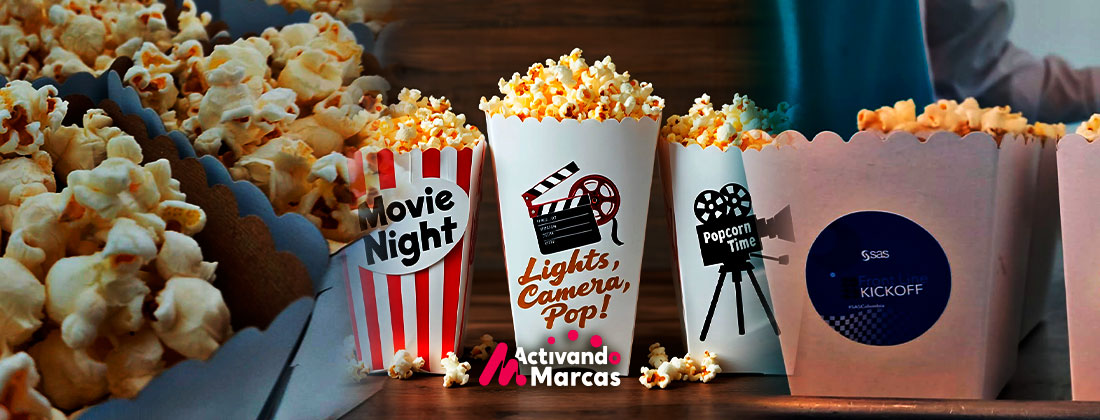 Cajas personalizadas crispetas