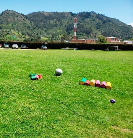 ancha de mini futbol Cancha de mini futbolo