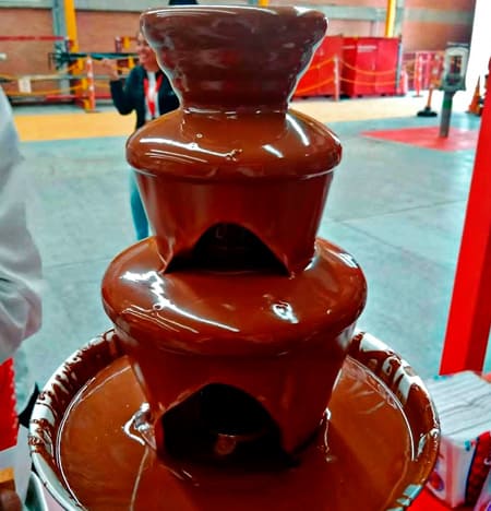 fuente de chocolate