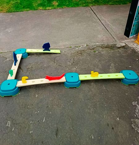 Pista de equilibrio para bebes Pista de equilibrio para bebes