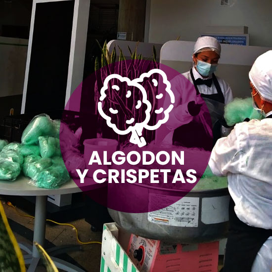 Algodon y crispetas