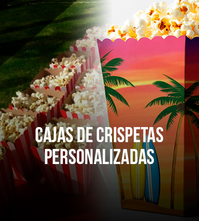 Cajas de crispetas Personalizadas